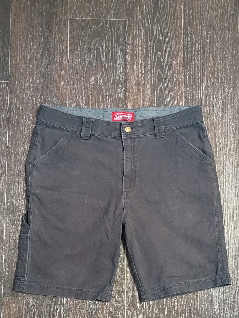 Coleman Black Men's Cargo Shorts with Belt Loops